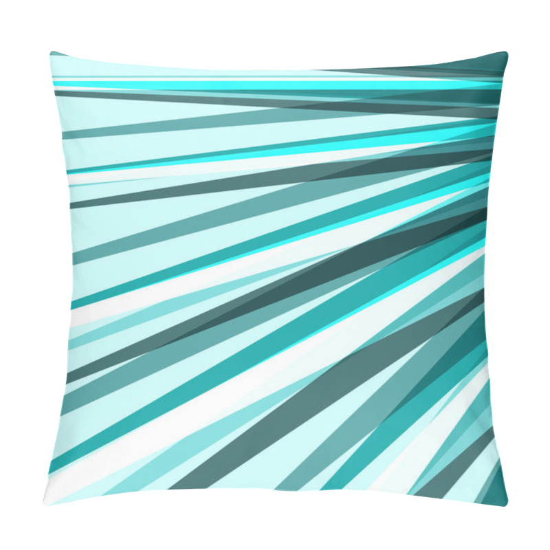 Personality  Layers Of Sharp Triangle Rays And Stripes Lines Of Blue Black And White In An Abstract Background Design, Sunburst Or Starburst Effect Pillow Covers