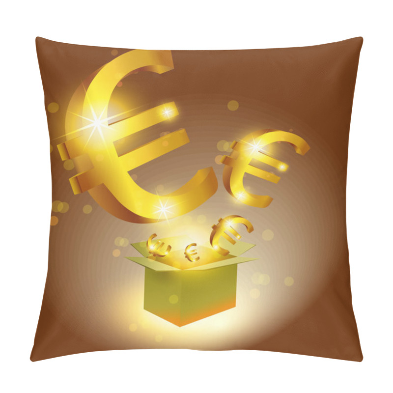 Personality  Euro Signs With Box Pillow Covers