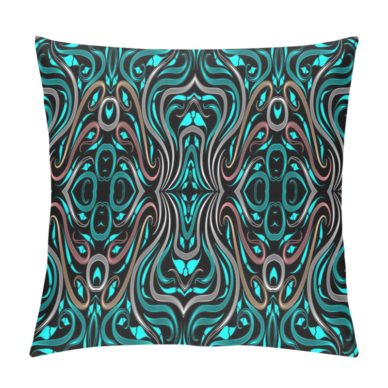 Personality  Hand Drawn Paisley Seamless Pattern. Ethnic Style Vector Floral  Pillow Covers