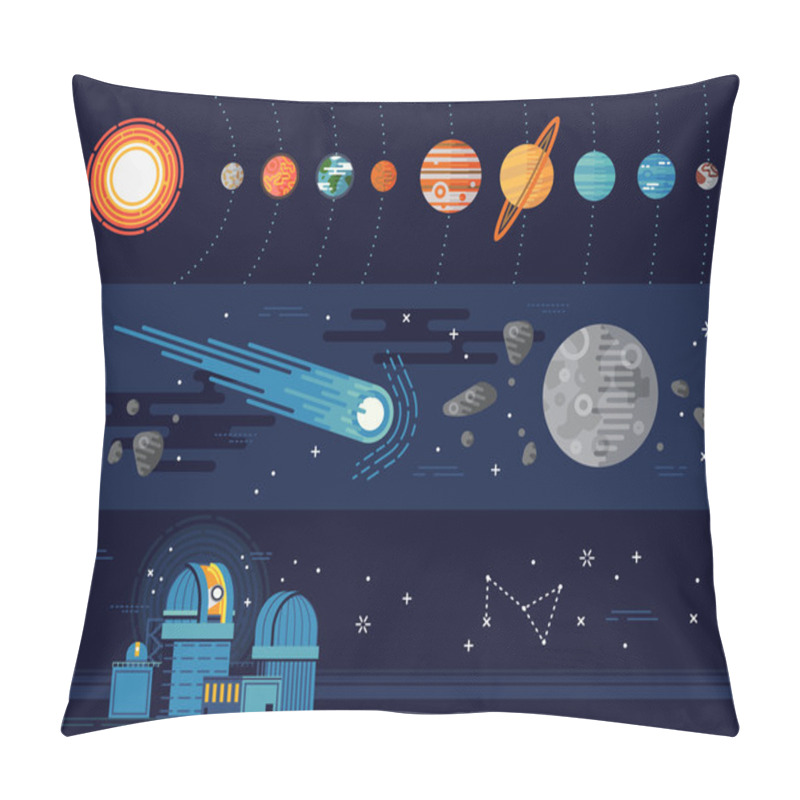 Personality  Solar System Planets Pillow Covers