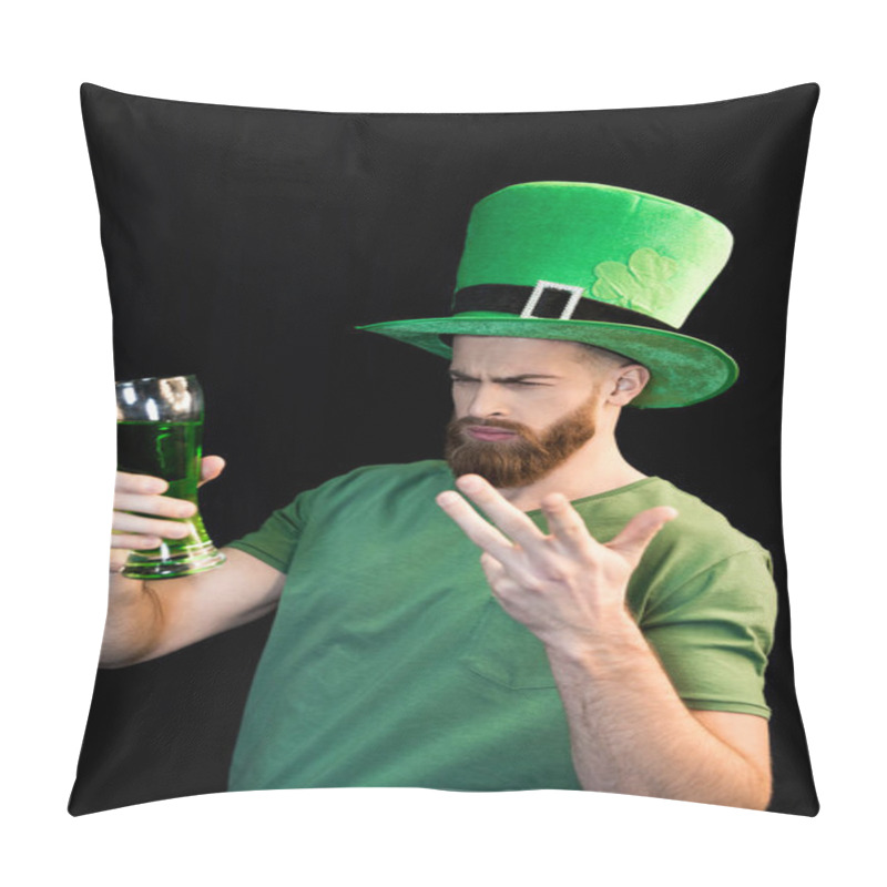 Personality  Man Celebrating St.Patrick's Day Pillow Covers