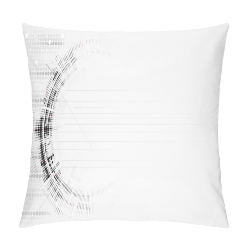 Personality  Abstract New Technology Dynamic Fade Banner Background Pillow Covers