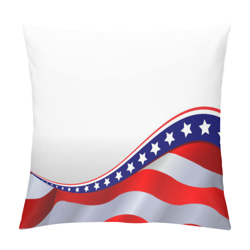 Personality  American Flag Background Pillow Covers