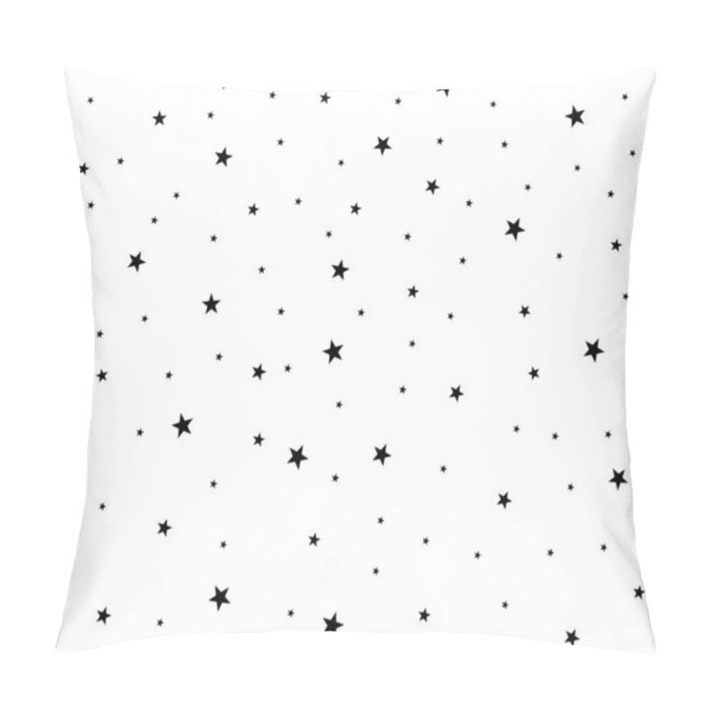 Personality  Modern Geometric Star Pattern Background. Celebration, Falling Golden Abstract Decoration For Party, Birthday Celebrate, Anniversary Or Event, Festival Decor. Illustration - Vector Pillow Covers