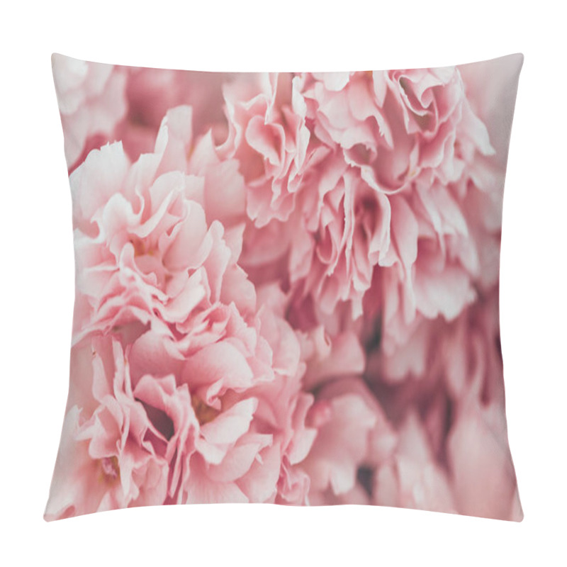 Personality  Full Frame Image Of Pink Sakura Bloom Texture  Pillow Covers