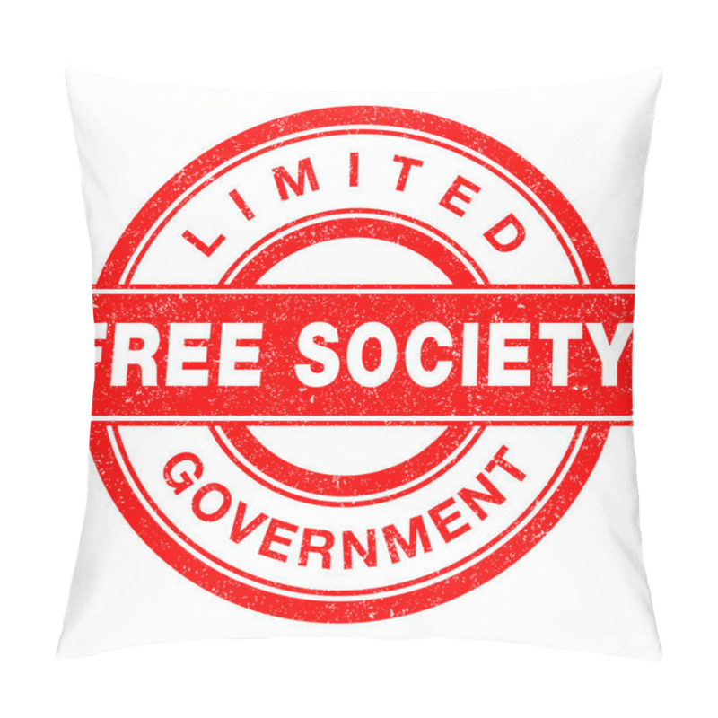 Personality  Stamp Of Libertarians Pillow Covers