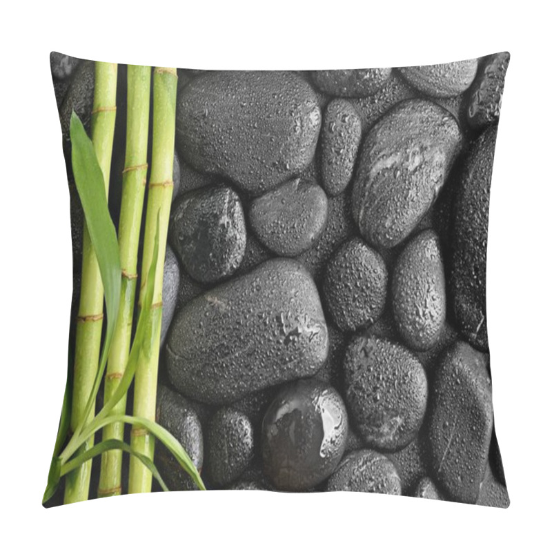 Personality  Stones And Bamboo Pillow Covers