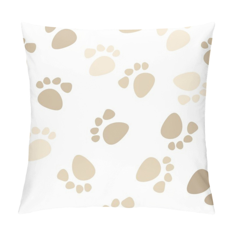 Personality  Seamless Footprint Pattern Pillow Covers