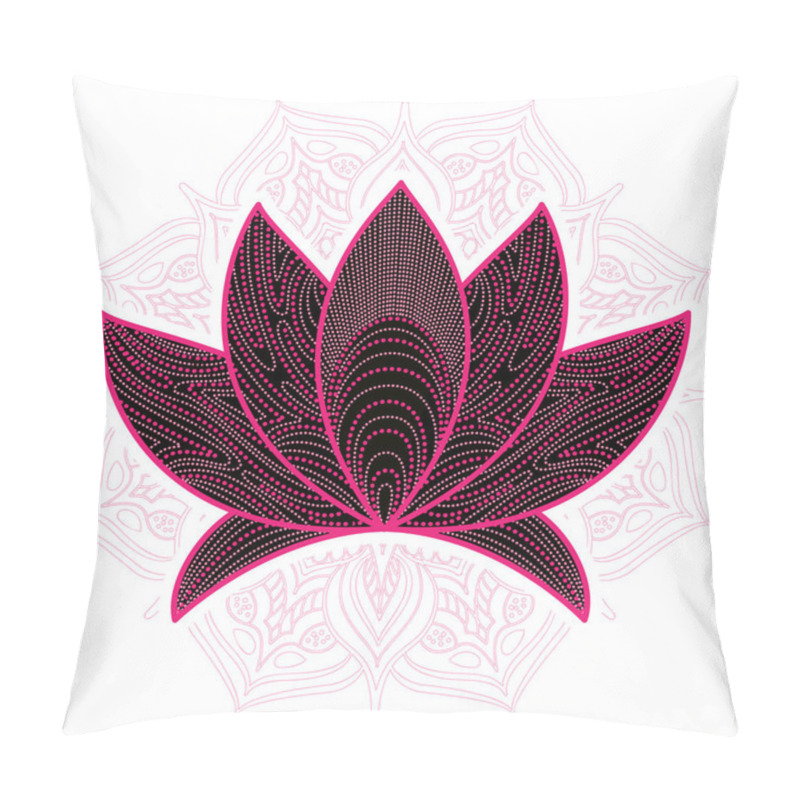 Personality  Set Of Lotus Flowers Pillow Covers