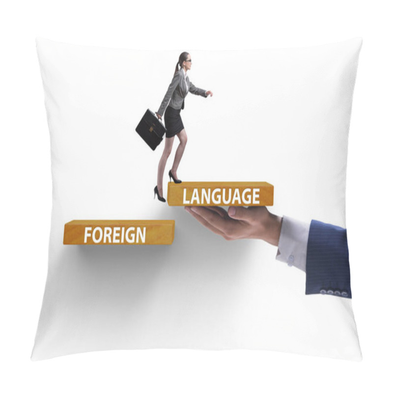 Personality  Foreign Language As A Stepping Stone Pillow Covers