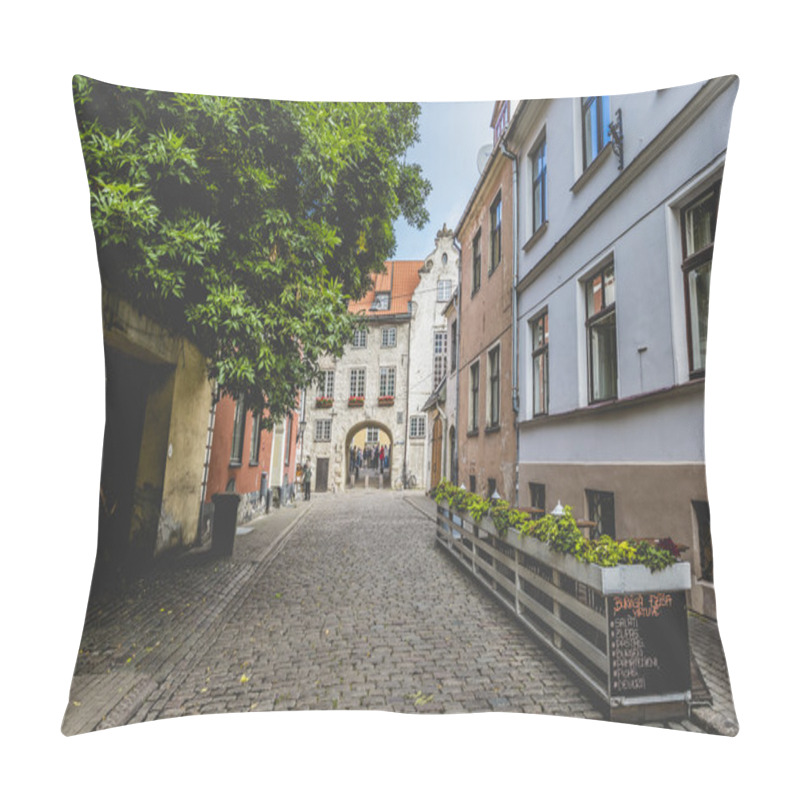 Personality  Swedish Gate In The Old City Of Riga, Latvia Pillow Covers