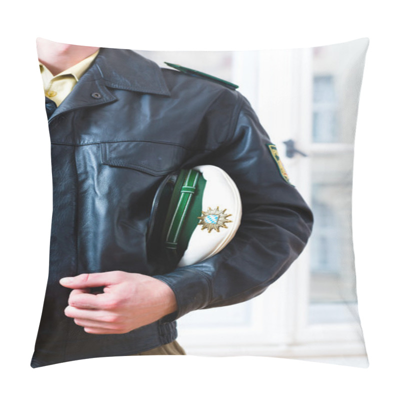 Personality  Police Officer In Station Or Department Is Ready Pillow Covers