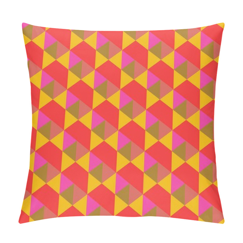 Personality  Abstract Creative Background With Repeated Shapes Pillow Covers