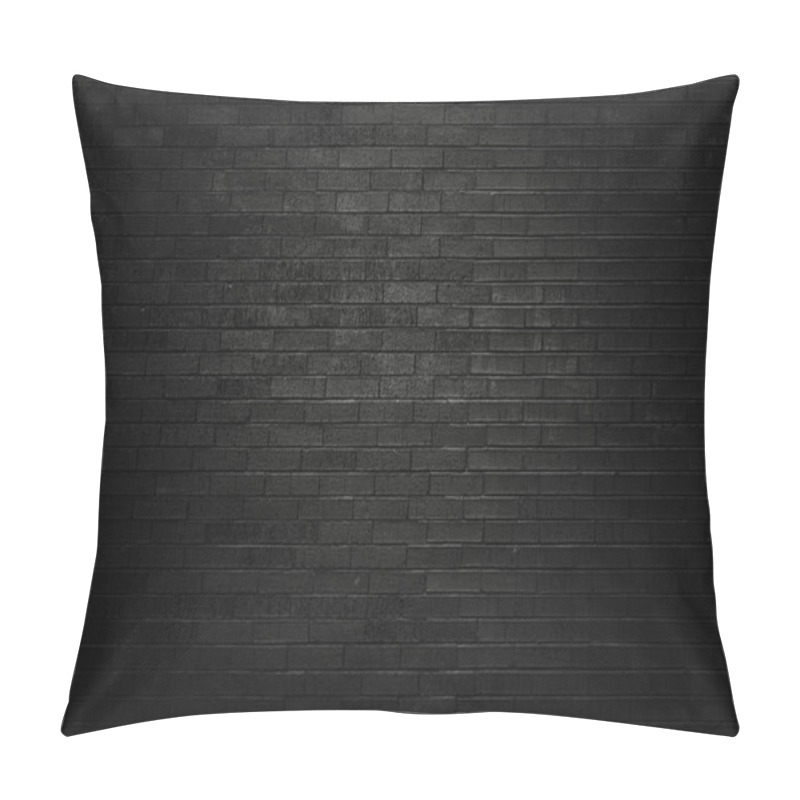 Personality  Black Brick Wall For Background  Pillow Covers