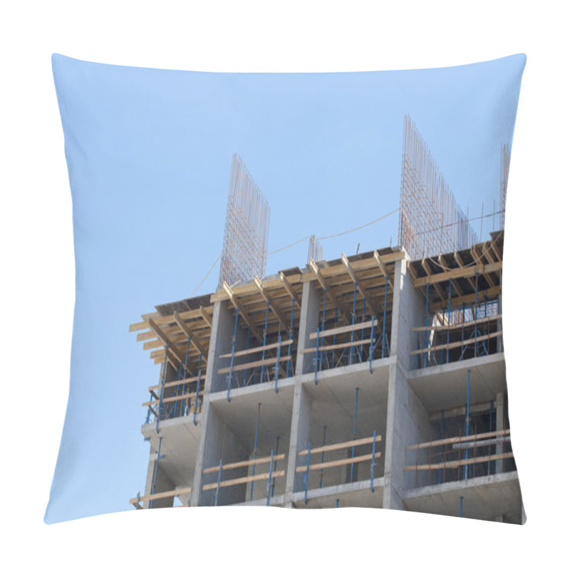 Personality  Construction Of An Apartment House Pillow Covers