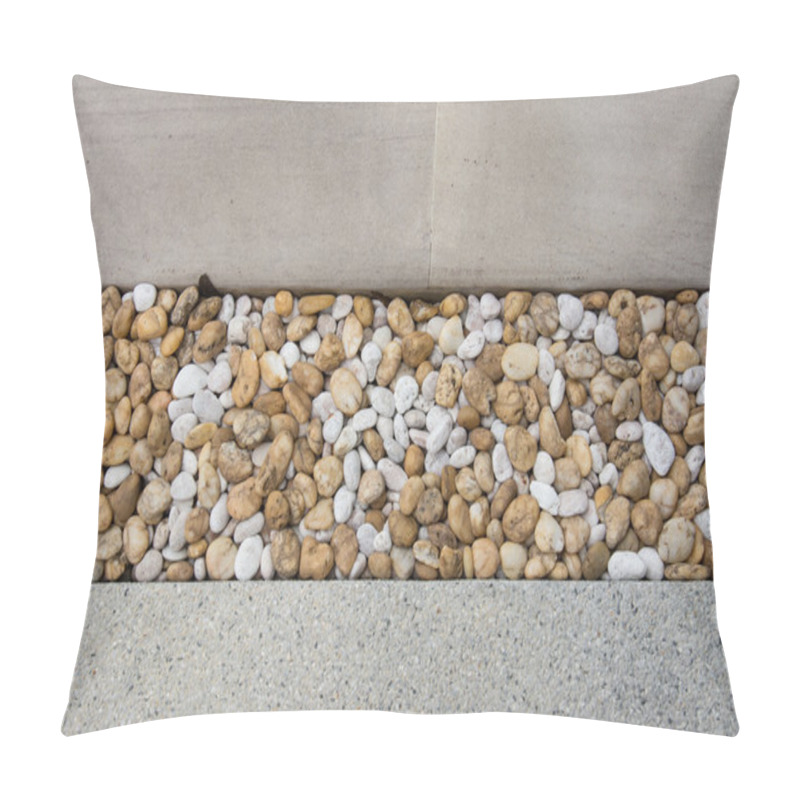 Personality  Pattern Of Gravels With Tiles Pillow Covers