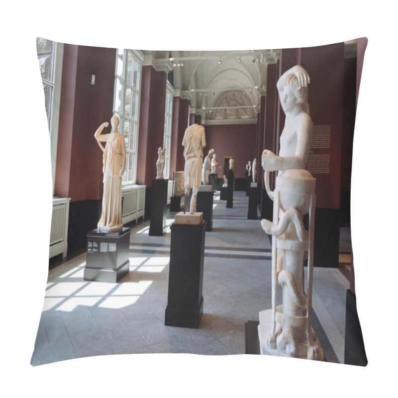 Personality  Dresden, Germany - June 19, 2021: Inside Of Zwinger Palace Museum. Gallery Of Masters. Sculptures Are Known All Over The World. Pillow Covers