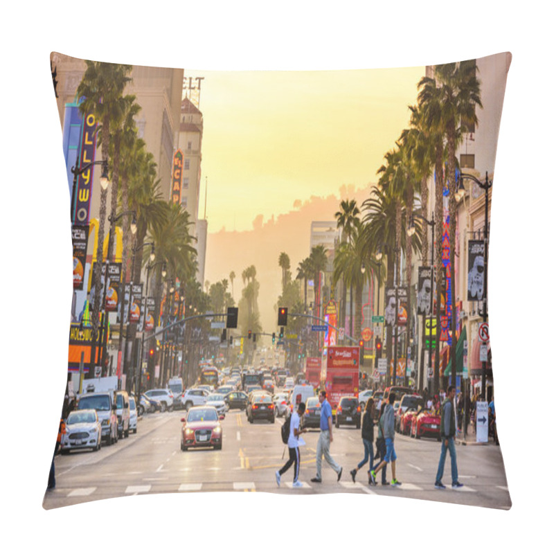 Personality  Hollywood California Streets Pillow Covers