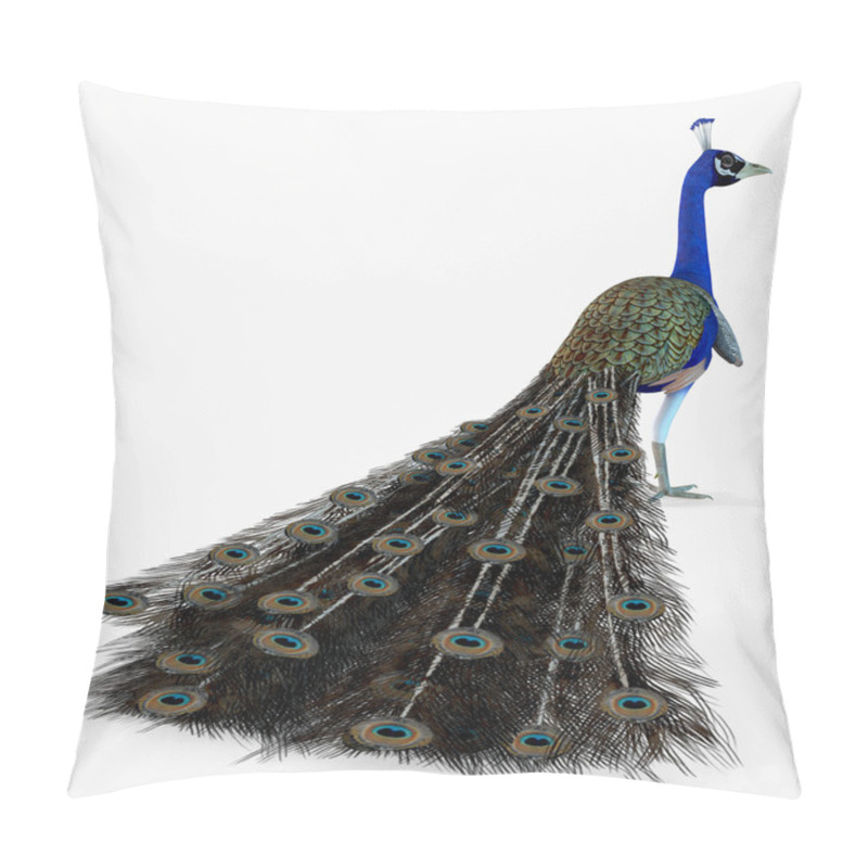 Personality  Peacock Profile Pillow Covers