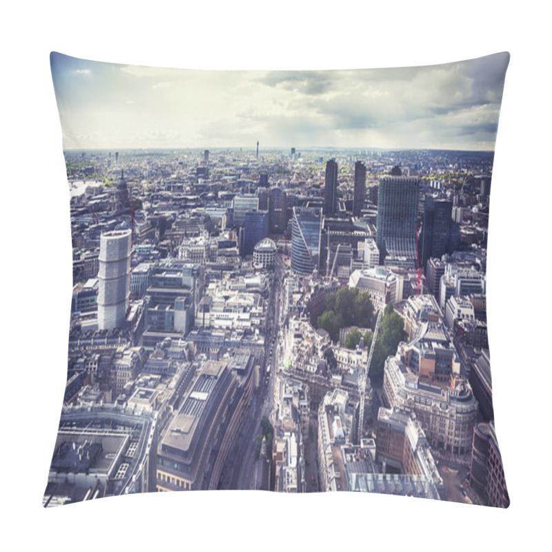 Personality  Panorama Of London City  Pillow Covers