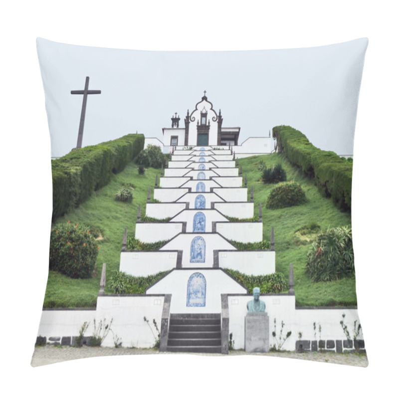 Personality  Church At Sao Miguel Island Pillow Covers