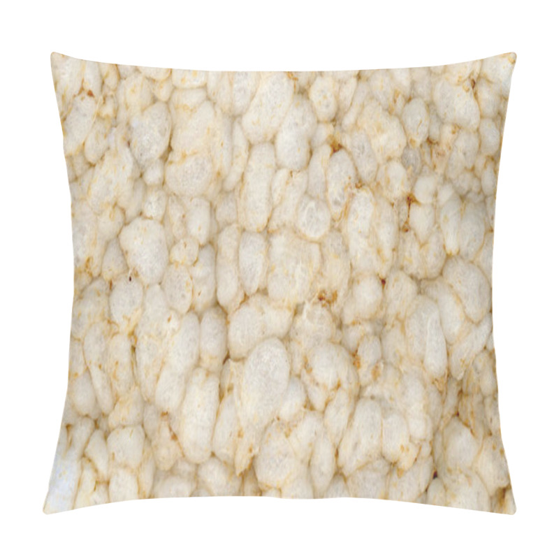 Personality  Puffed Rice Cakes Vegetarian Diet Snack Food Useful As A Background Pillow Covers