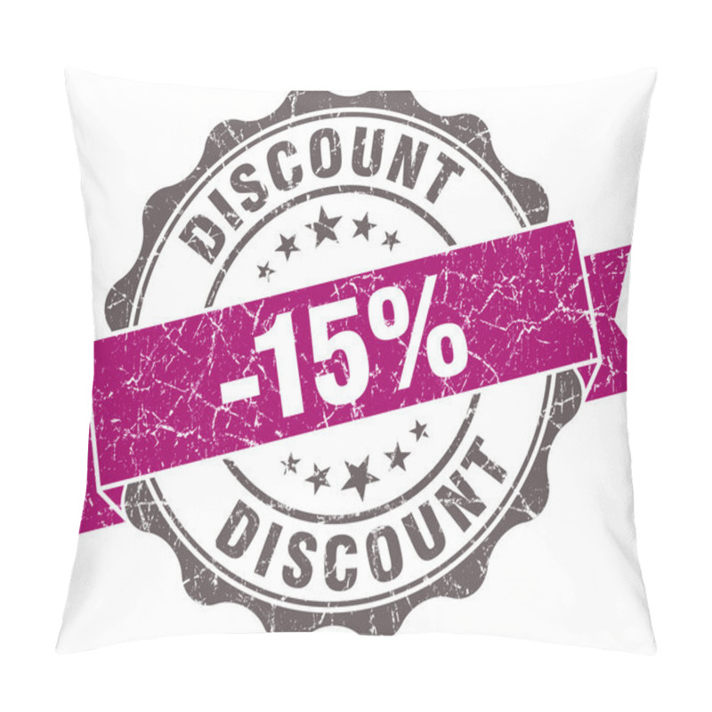 Personality  Discount Violet Grunge Retro Style Isolated Seal Pillow Covers