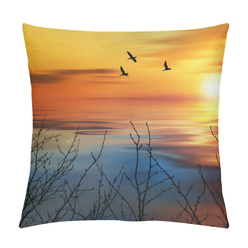 Personality  Beautiful Saturated Landscape Pillow Covers