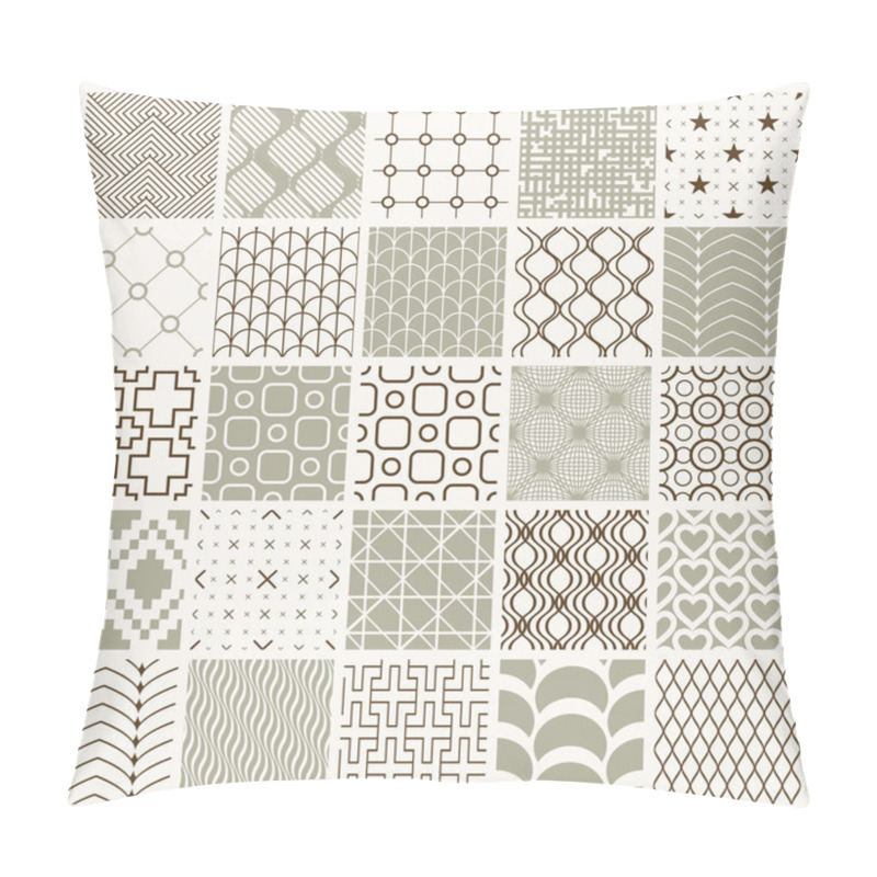 Personality  Collection Of Abstract Seamless Compositions  Pillow Covers