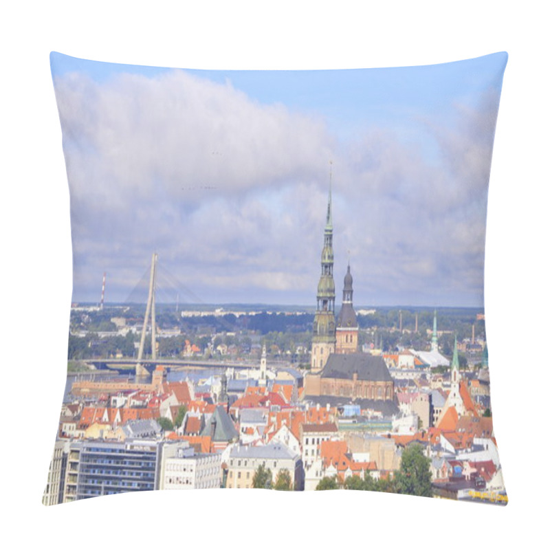 Personality  Riga City View Pillow Covers