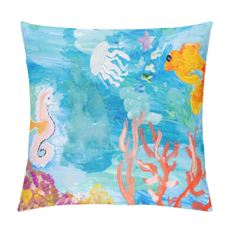 Personality  Underwater World Of The Coral Reef Pillow Covers