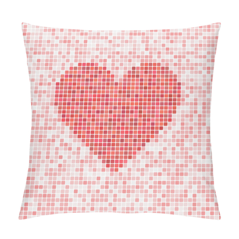 Personality  Heart Vector Mosaic Pillow Covers