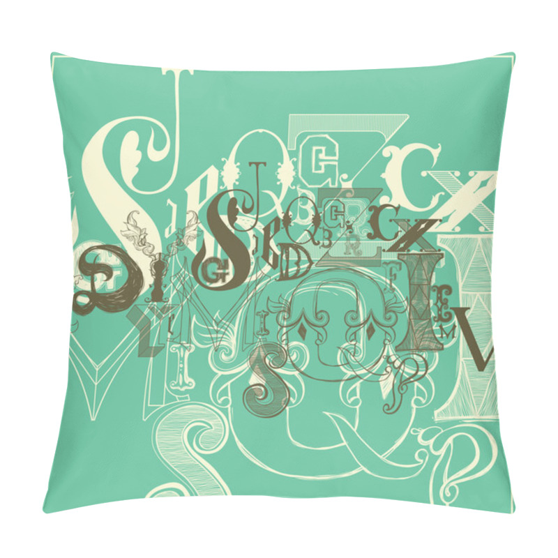 Personality  The Composition Of The Font Pillow Covers