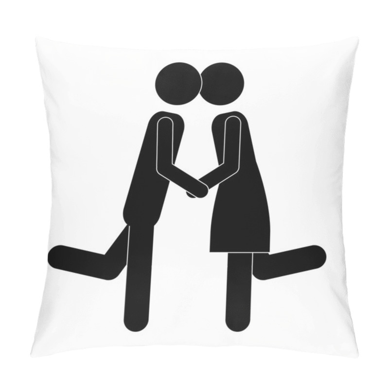 Personality  Couple Design Pillow Covers