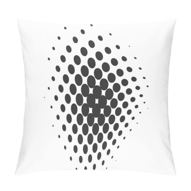 Personality  Abstract Halftone Background.Business Presentation Concept. Pillow Covers