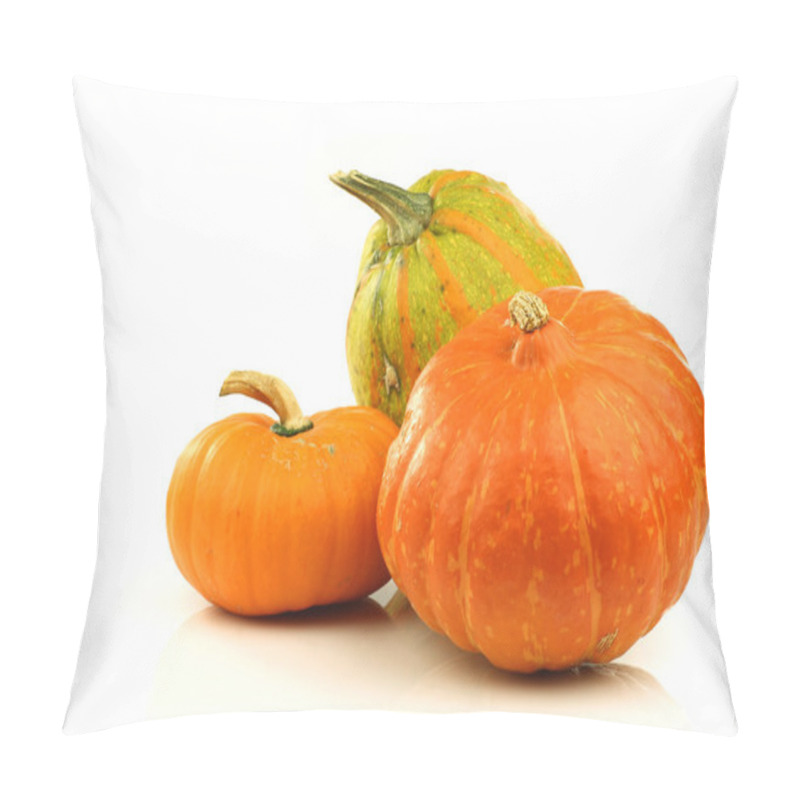 Personality  Orange And Striped Ornamental Pumpkins Pillow Covers