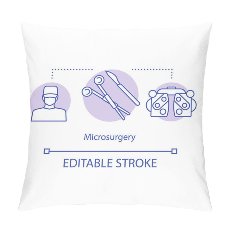 Personality  Microsurgery Concept Icon Pillow Covers