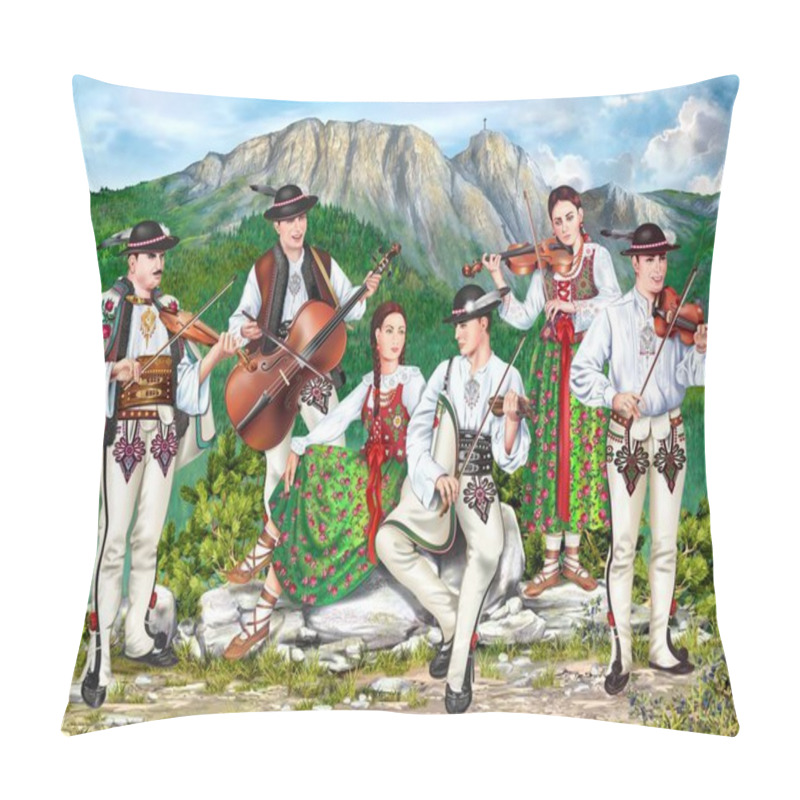 Personality  Traditional Zakopane Band Pillow Covers