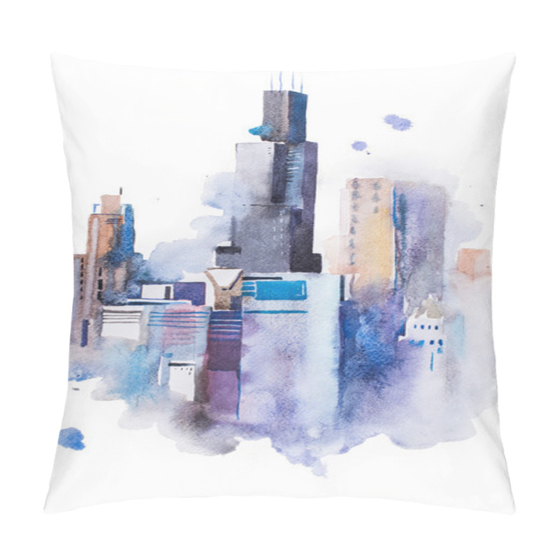 Personality    Cityscape Big City Downtown  Pillow Covers