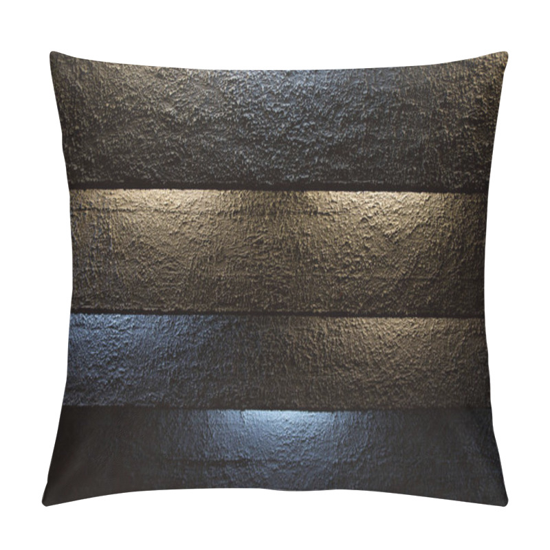 Personality  Dark Ceiling Texture With Strips Of Light Pillow Covers