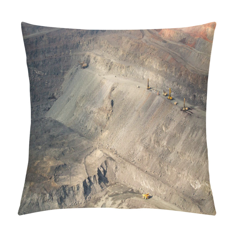 Personality  Mining In The Open-pit Mine Of The Yugok Mining Concentrating Plant In Kryvyi Rih Pillow Covers