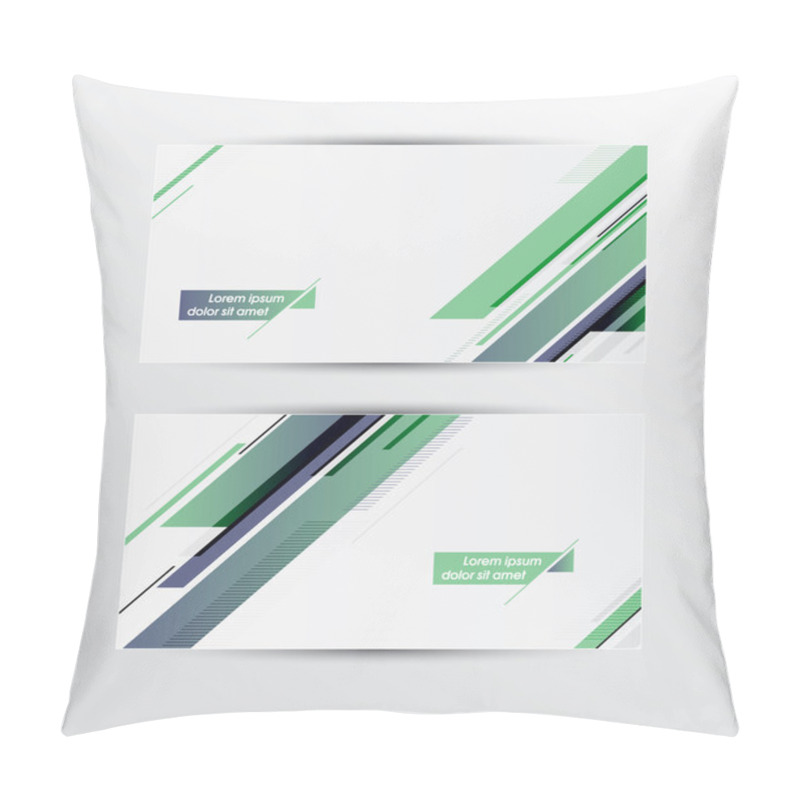 Personality  Banners With Abstract Geometric Forms Pillow Covers