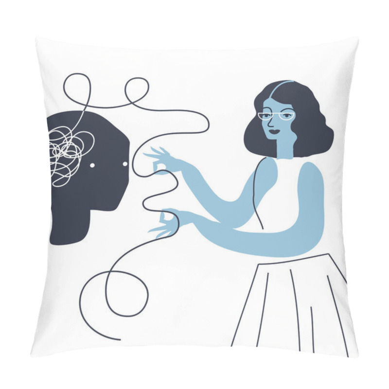 Personality  Psychotherapy And Psychology Concept  Pillow Covers