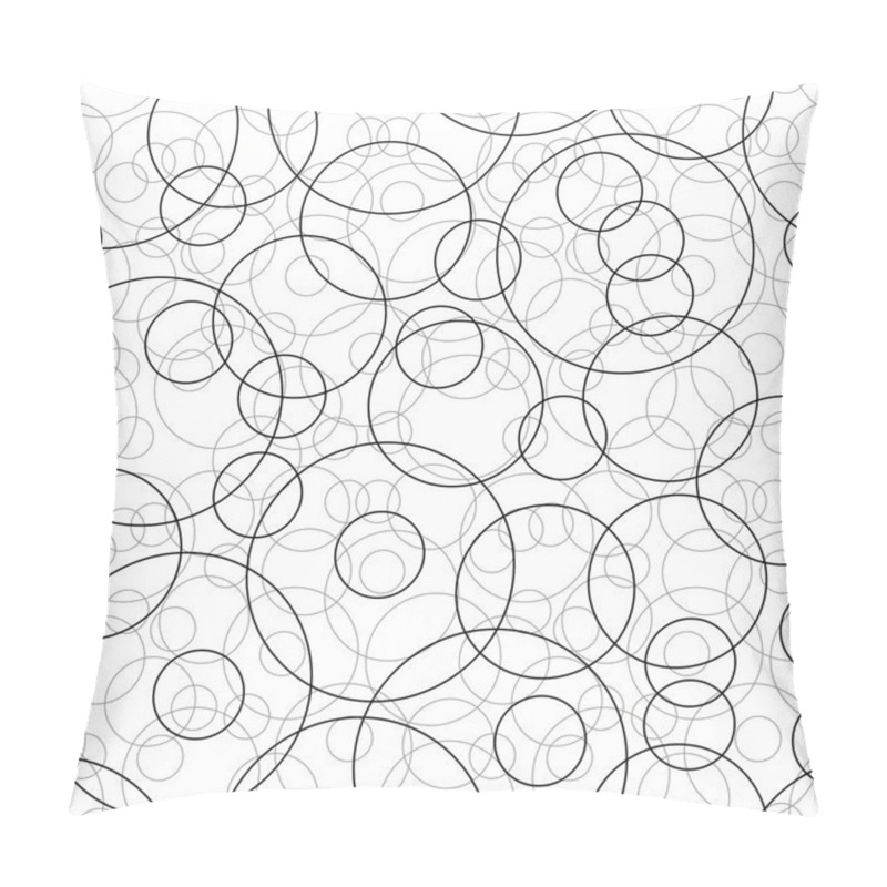 Personality  Seamless Circle Pattern Pillow Covers