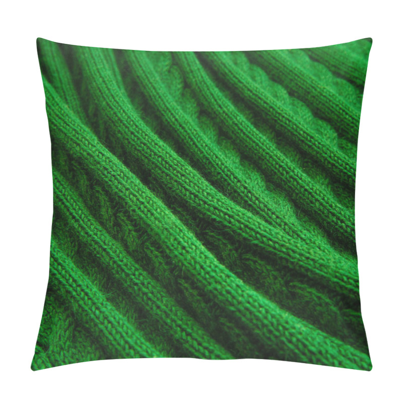 Personality  Texture Of Knitted Wool Fabric. Pillow Covers