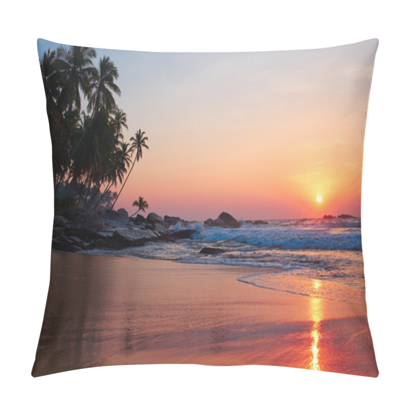 Personality  Sunset On The Beach  Pillow Covers