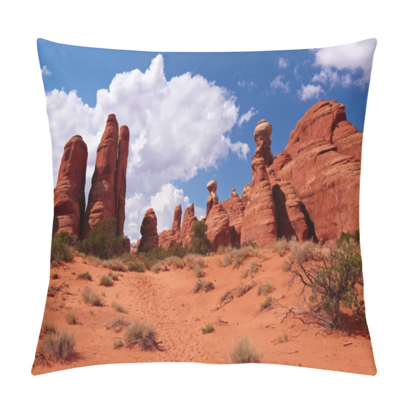 Personality  Red Desert Pillow Covers