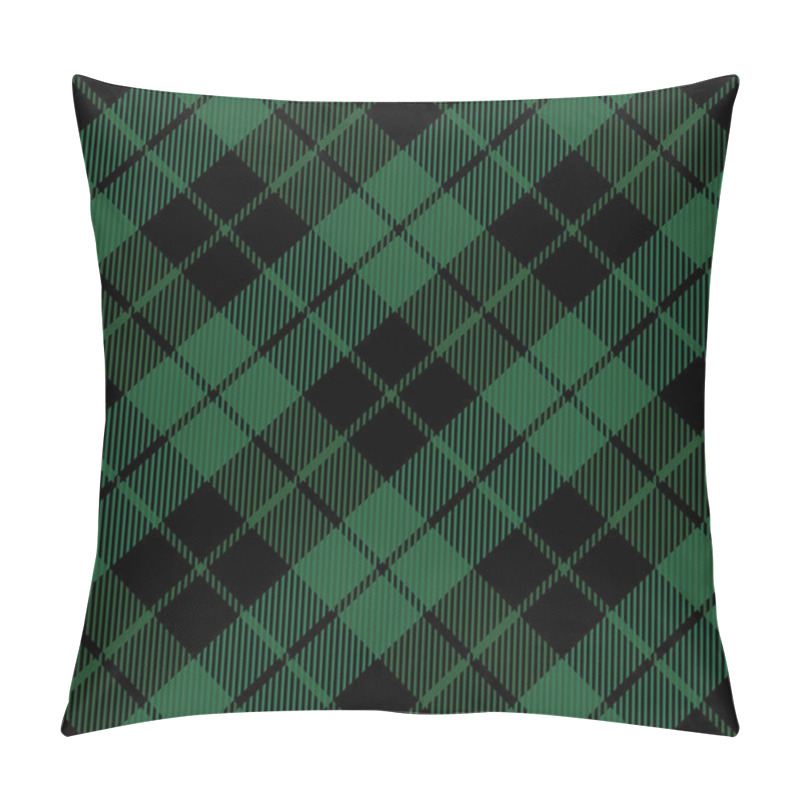 Personality  Diagonal Tartan Christmas And New Year Plaid Pillow Covers