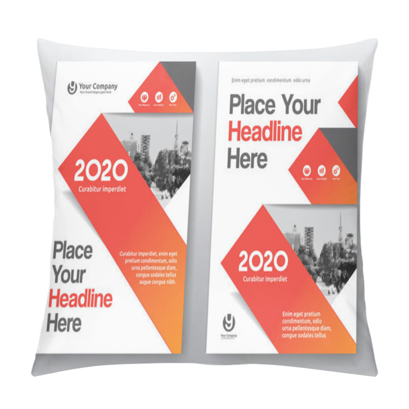 Personality  Corporate Book Cover Design Template In A4. Can Be Adapt To Brochure, Annual Report, Magazine,Poster, Business Presentation, Portfolio, Flyer, Banner, Website. Pillow Covers