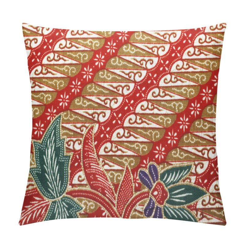 Personality  Fabric With Floral Batik Pattern Pillow Covers